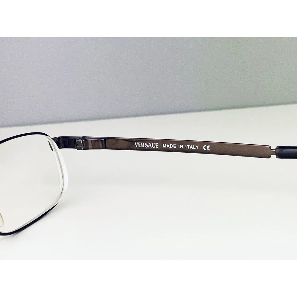 Versace MOD. 1002 1006 Brown Oval Eyeglasses Frames 49-19 135 Designer Women